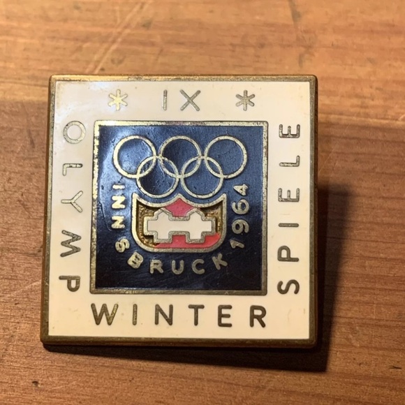 Vintage Olympic Winter Games Pin Winter Spiele IX. Innsbruck 1964. Rare. - Picture 1 of 8